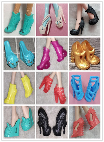 Original Monstering High Doll Shoes High Heels Personality Doll Shoes 1/6 Doll Casual Sandals Shoes Boots Doll Accessories ► Photo 1/6