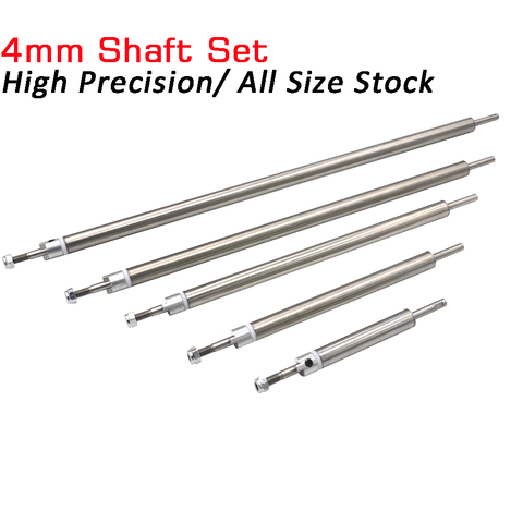 4mm Stainless Steel Marine Boat Prop Shafts +Shaft Sleeve Tuber Set  For RC Boat ► Photo 1/6