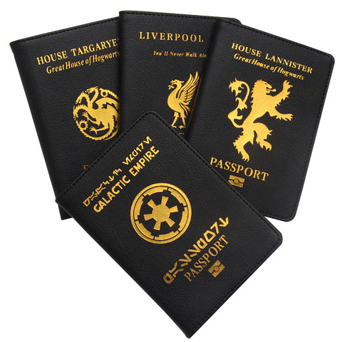 Game of Thrones Lannister Passport Cover PU Travel Case Credit Card Holder Cover