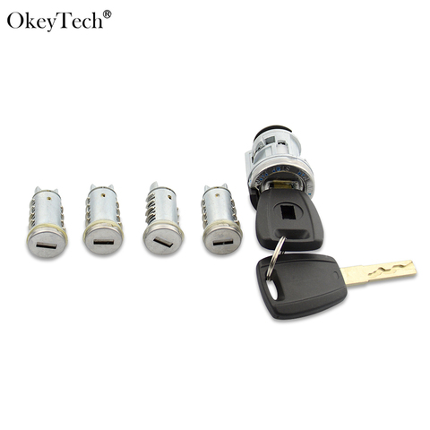 Okeytech New Ignition Switch Lock Barrel For Fiat Ducato For Peugeot Boxer Citroen Relay Jumper Brand Car Door Lock Cylinder New ► Photo 1/6