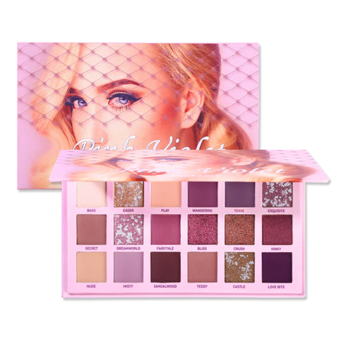 Changeable Pink Violet Nude Eye Shadow Palette Makeup 18 Colors Matte Shimmer Glitter Eyeshadow Powder Waterproof Pigment ► Photo 1/6