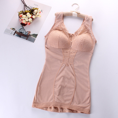 Velvet Body Shaper Slimming Underwear Women Woman Ring Long Bra Vest Adjust Abdomen Beautiful Body ► Photo 1/6