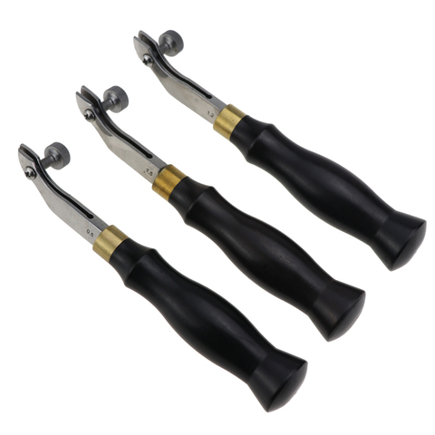 DIY leather craft sewing Edge trim cutter cutting tool carved leather crafts leather cutting Measuring ruler ► Photo 1/6