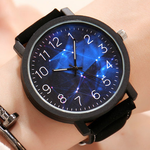 Women Fashion Big Dial Watch Matte Leather Strap Cute Wristwatch  Quartz Watches Women Clock relogio feminino relojes para mujer ► Photo 1/6