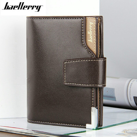 Baellerry Brand Wallet Men Leather Men Wallets Purse Short Male Clutch Leather Wallet Mens Zipper Money Bag Quality Guarantee ► Photo 1/6