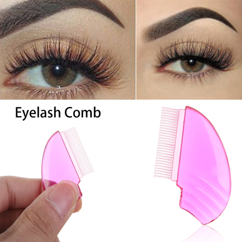 1PC Plastic Brush Eyelash Comb Eyelash Lift Curl Eye Makeup Comb Women's Fashion Eyelash Extension Brush Eye Makeup Accessories ► Photo 1/6