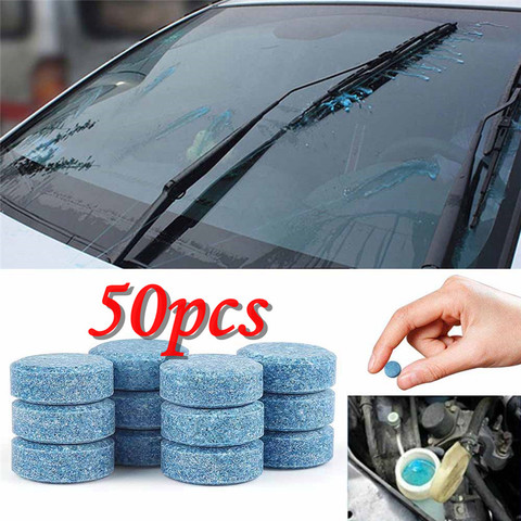 50Pcs Windshield Washer Fluid Tablets Wiper Fluid Concentrate