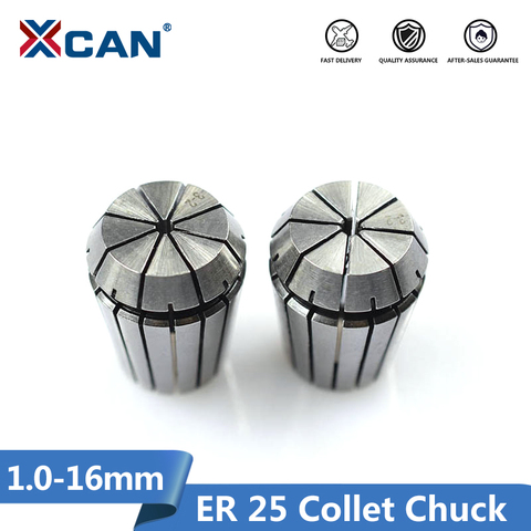 XCAN 1pc 1.0-16.0mm ER25 Collet Clamp Chuck CNC Router Tool Holder Spring Collet Chuck For CNC Machine Milling Lathe ► Photo 1/3