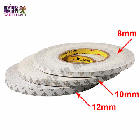 new 50M/Roll 8mm 10mm 12mm 3M Adhesive Tape Double Sided Tape for 3528 5050 ws2811 Led strips Tape ► Photo 1/1