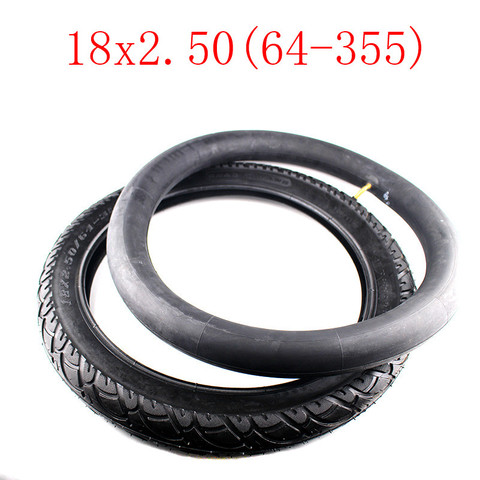 Super 18 Inch Electric Bicycle Tire 18x2.50 64-355 Tire Inner Tube Fits Electric Motorcycle Battery Tricycle 18x2.5 Tube Tyre ► Photo 1/6