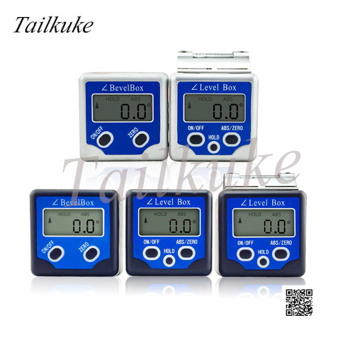 Electronic Digital Level Display Inclinometer Angle Gauge Meter Angle Measurement 360 Degree Magnetic Angulometer Angle Box ► Photo 1/2