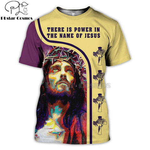 PLstar Cosmos Printed Masonic JESUS Way Maker 3d t shirts tshirt tees summer autumn funny Harajuku short sleeve streetwear-2 ► Photo 1/6