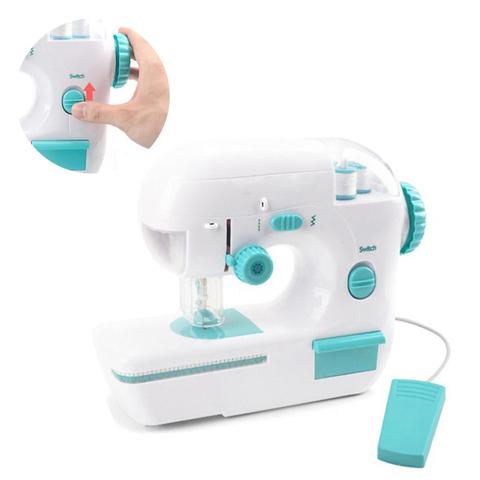 Mini Kids Simulation Electric Sewing Machine Small Appliances Educational Toy ► Photo 1/6
