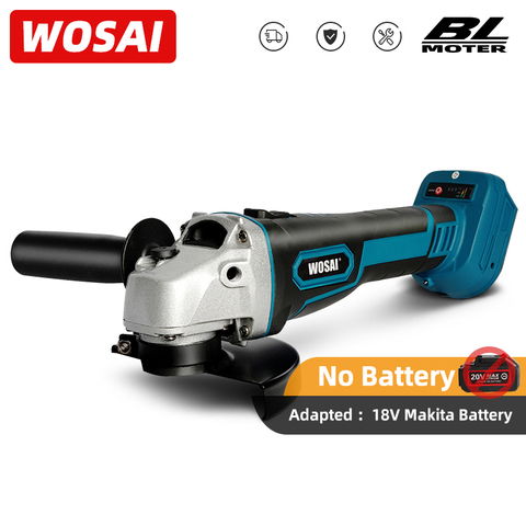 WOSAI M14 Cordless Electric Brushless Angle Electric Grinder Grinding Machine Polishing Cutting For 18V Makita Lithium Battery ► Photo 1/6