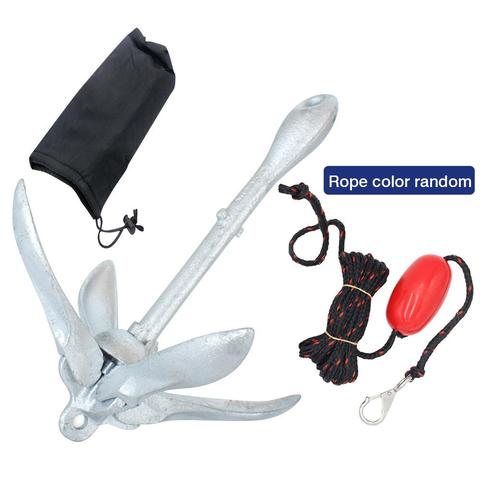 Foldable Delta Anchor Pool Anchor Grapnel Anchor Boat Anchor With Claw For Kayak Canoes Suitable For Boats And Dinghy ► Photo 1/6