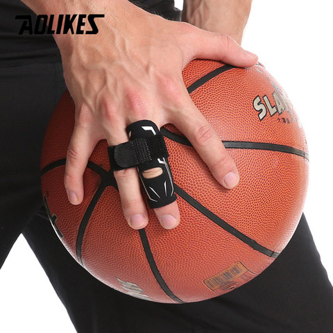 Aolikes Sport Finger Splint Guard Bands Bandage Support Wrap Basketball Volleyball Football Fingerstall Sleeve Caps Protector ► Photo 1/6