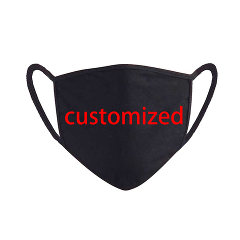 Customized Masks For Adults Children Pure Cotton Custom Made Cloth Mask Men Women Custom Face Mask Mouth Fashion ► Photo 1/4