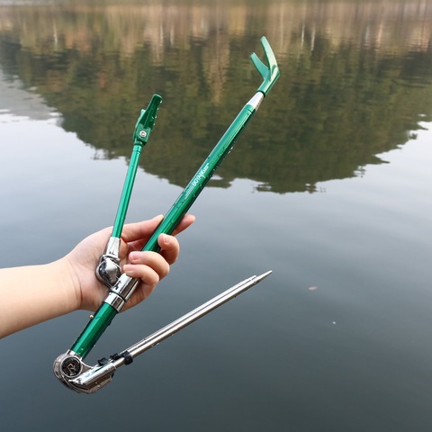Fishing Equipment Telescopic Fishing Rods Holder Folding Stainless Steel Hand Rod Holder Use 2022 New 1.5M 1.7M 2.1M 2.3M ► Photo 1/6