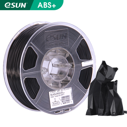 eSUN 3D Printer Filament 1.75mm 1KG ABS+ 3D Plastic Printing Filament 2.2 LBS Spool 3D Printing Material for 3D Printer ► Photo 1/5