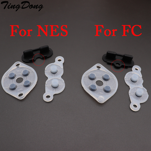 TingDong Rubber Replacement Parts For NES FC PC Controller Joy Pad Silicon Conduct Rubber Button ► Photo 1/4