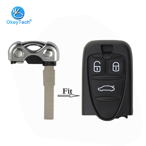 OkeyTech 1PC Replacement Key Blade Good Quality Uncut Blade for ALFA ROMEO 159 Brera 156 Spider Key Free Shipping ► Photo 1/6