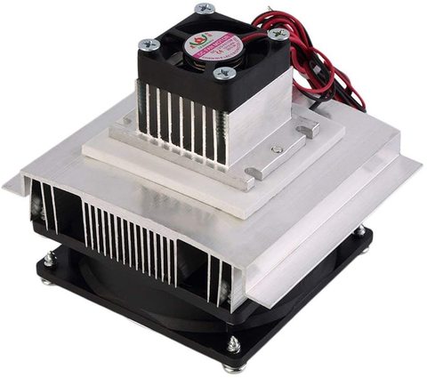 Thermoelectric Peltier Refrigeration Cooling System Cooler Fan TEC1-12706 DIY Air Conditioner ► Photo 1/6