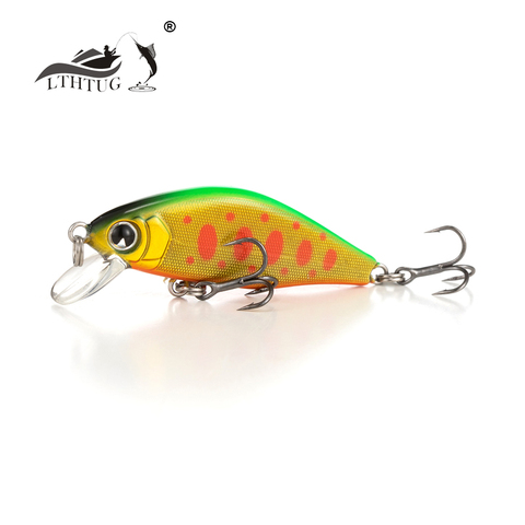 Sinking Black Minnow Trout Fishing Lures Wobbler For Pike