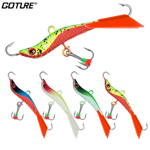 Goture 1pc Winter Ice Fishing Balancer 14.4g 7.1cm Jig Jigging Bait Hard Lures Wobbler for Pike Winter Ice Fishing Accessories ► Photo 1/6