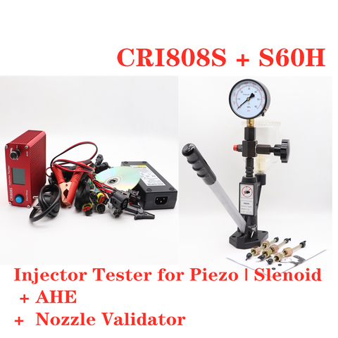 Update! CRI808S diesel common rail injector tester plus S60H Metal Base Nozzle validator Tester, Bluetooth Injector Repair Tools ► Photo 1/5