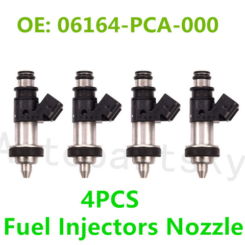 4pcs Fuel Injectors Nozzle 06164PCA000 06164-PCA-000 06164 PCA 000 For Honda CRV CR-V 1999 2000 2001 2.0L ► Photo 1/6