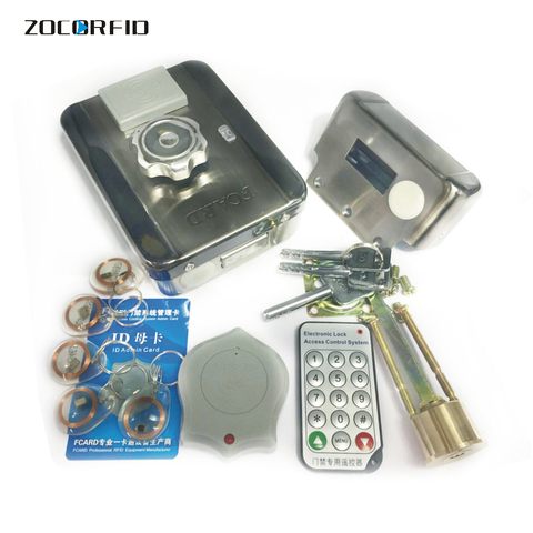 1000Users Electronic Door Lock with Remote Unlock with Smart RFID Card Home Security System Kit Access Control System ► Photo 1/5