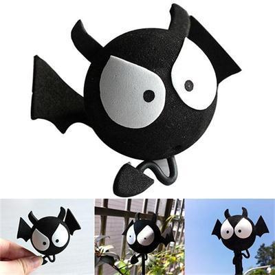 1PC Hot Big Eyes BAT Antenna Ball Aerial Topper Balls Toppers Cartoon Car Roof Decoration For Car ► Photo 1/5