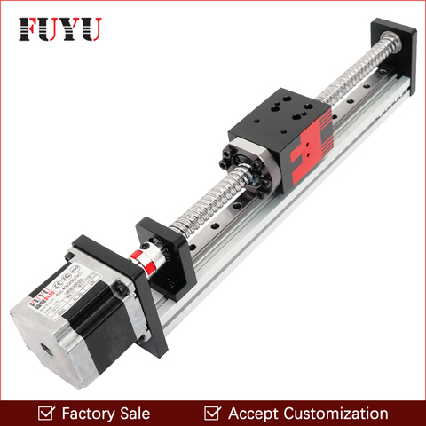 FUYU Linear Guide Rail Stage Actuator Ball Screw Motion Slide for CNC Test Machine 0.05mm accuracy ► Photo 1/6