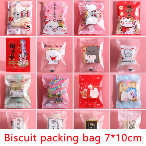 100pcs/lot Soap Biscuits Packaging Bag multiple styles Lovely Homemade Cookies Candy Disposable Pack Bag Snowflake Crispy Bags ► Photo 1/6