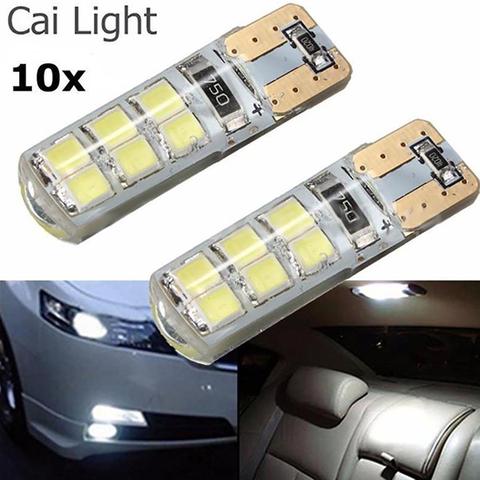 10Pcs 194 W5W COB 2835 SMD 12LED Car Canbus Super Bright Light Lamp Bulbs Lights Car Interior Accessories Boutique h7 led ► Photo 1/5