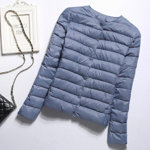 SEDUTMO Winter Slim Plus Size 4XL Women Duck Down Jacket Ultra Light Short Coat Spring Thin Puffer Jacket ED1417 ► Photo 1/6