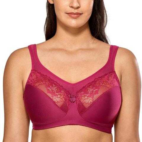 Women's Full Support Unlined Plus Size Wirefree Minimizer Bra ► Photo 1/6