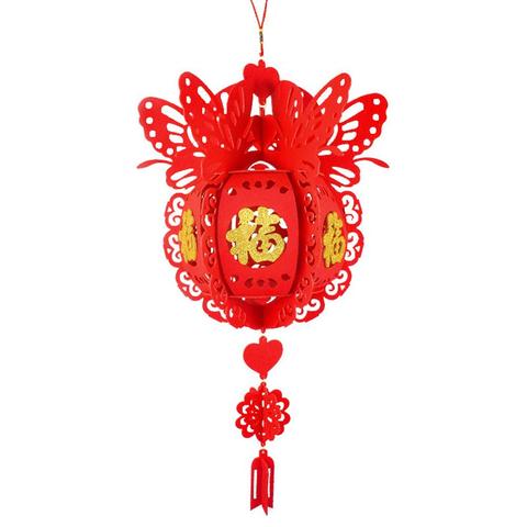 Chinese Red Lanterns Hanging Decorations For Chinese New Year Chinese Spring Festival Wedding Blessing Home Lampion Ornaments ► Photo 1/6