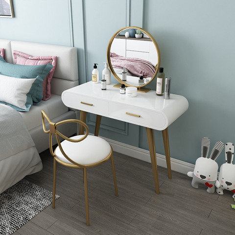 Nordic Dressing Table Modern, Small Makeup Vanity Table