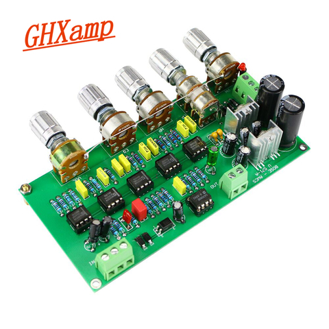 GHXAMP Subwoofer Preamplifier Filter Board TL072 Tone Low Pass AWCS Dynamic Equalization 5.1 Sub Amplifier Single-ended output ► Photo 1/6