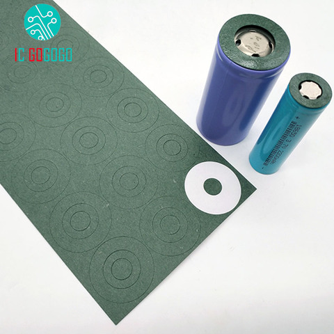 36pcs 32650 1S Barley Paper Battery Pack Insulation Gasket Battery Pack Cell Insulating Glue Insulated Pads with adhesive patch ► Photo 1/4