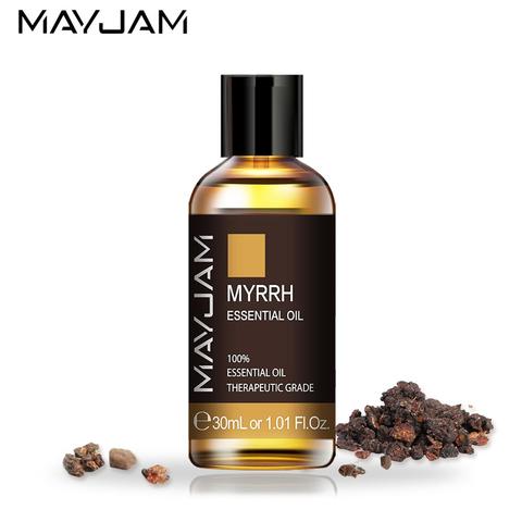 30ml Body Massage Oil 1.01oz Myrrh Pure Natural Essential Oils Fennel Basil Clary Sage Pine Neddles Pepper Thyme Ginger Oil ► Photo 1/6