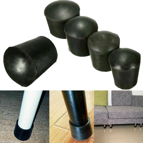 4Pcs Rubber Furniture Foot Table Chair Leg Caps Covers Tips Floor Protectors for Indoor Home Office Furniture Accessories ► Photo 1/6