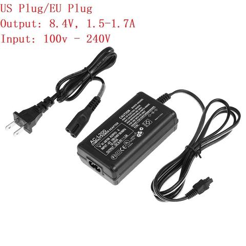 100V-240V AC Power Adapter Camcorder Charger 8.4V 1.5-1.7A fast charging adaptor for Sony AC-L200 L25B Camera ► Photo 1/6