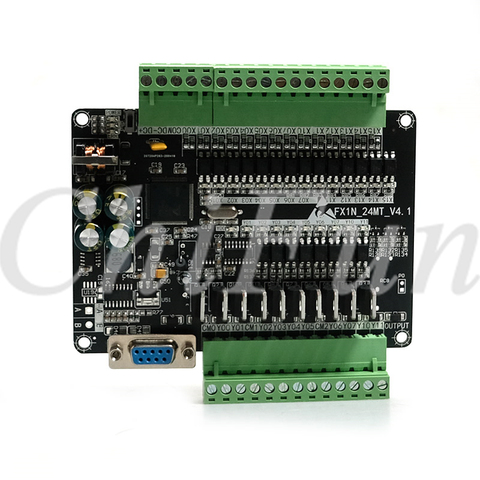 PLC industrial control board FX1N 24MT DC24V 0.7A 14 output/10 input 4 way pulse output 20K input ► Photo 1/6