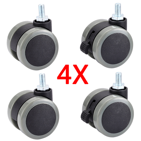 Myhomera 4Pcs Universal Furniture Wheel 50mm Caster 2