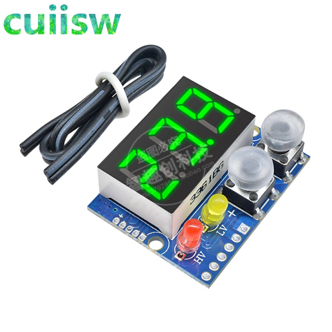 DC 0-100V LED Digital Voltmeter Buzzer Alarm Battery Indicator 5V 12V 24V Voltage Meter Tester Power Supply Over Charge Monitor ► Photo 1/4