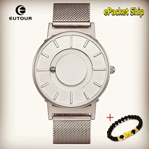 Drop Shipping EUTOUR Magnetic Watch Men Fashion Quartz Magnet Ball Waterproof Sport Watch Relogio Masculino Gift Male Clock 2022 ► Photo 1/6