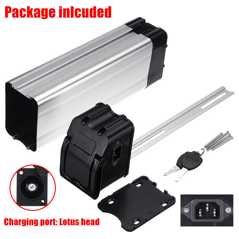 1pcs Plastic lithium battery Box for Electric Bike 36V/48V Large Capacity 18650 Holder Case durable electric bicycle accessories ► Photo 1/6