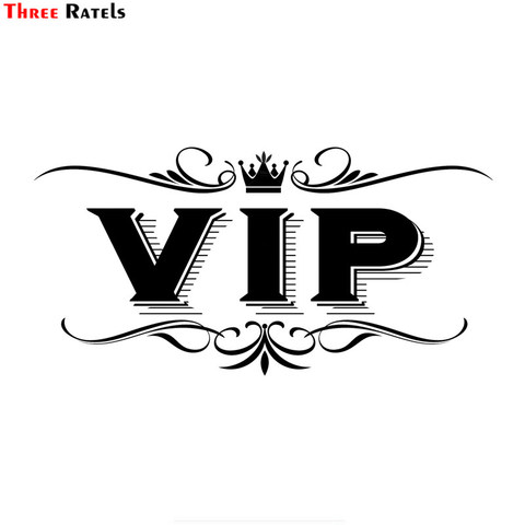 Three Ratels FTZ-102# 30x15.2cm New Style Car Stickers decal VIP  Reflective Vinyl Car Styling Decor Car Body Car Accessories ► Photo 1/5